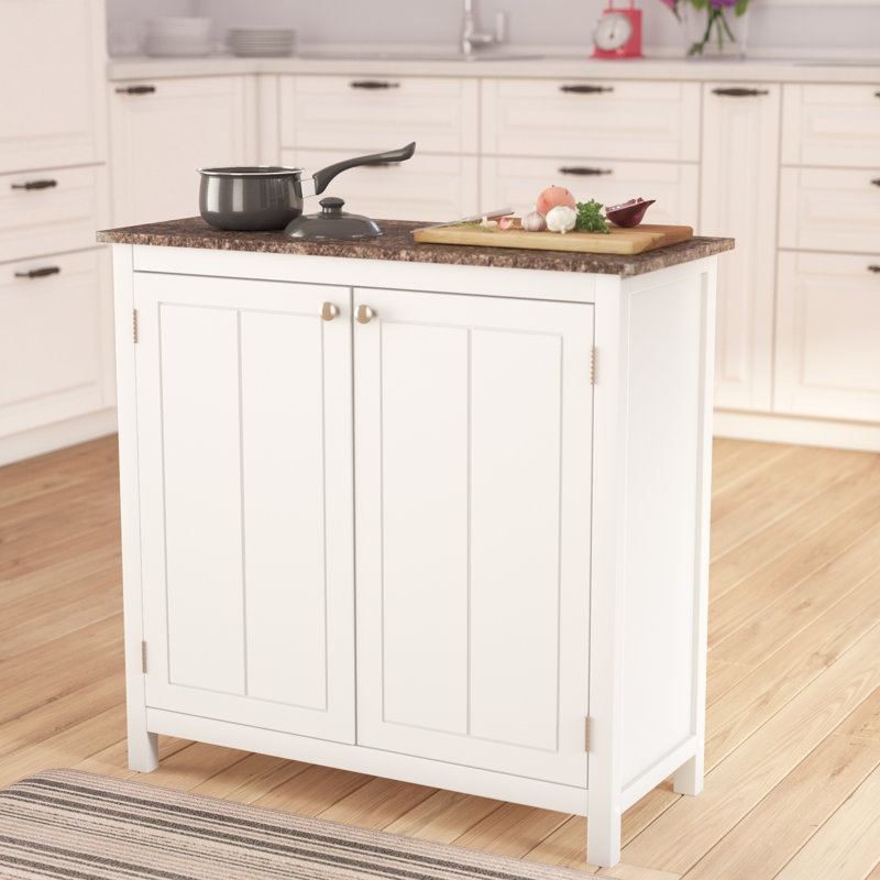 Alcott Hill Haubrich Kitchen Island & Reviews Wayfair